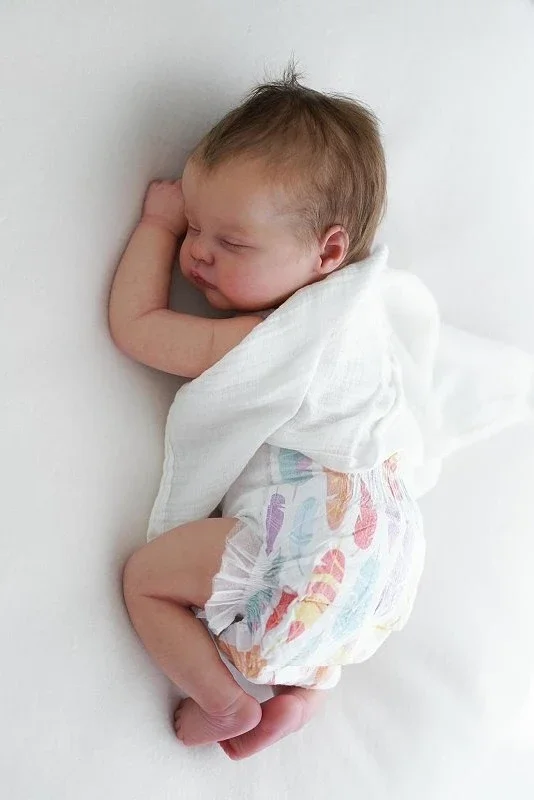 Muñeca reborn recién nacida Quinbee NPK, realista hecha a mano 3D - imagen 3
