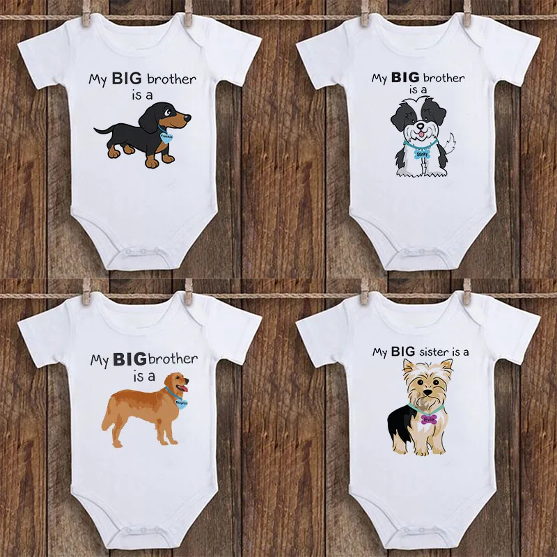 Mono body bebé estampado perro salchicha – Recién nacido unisex