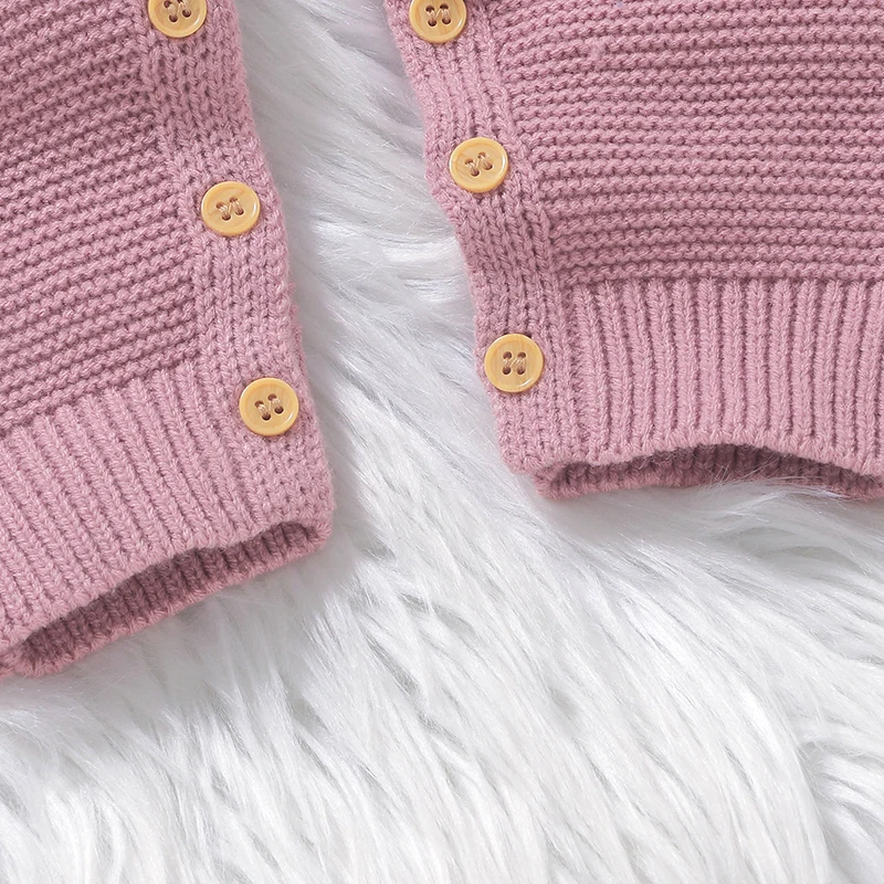 Peleles de niña de invierno de algodón rosa con gorro - imagen 5