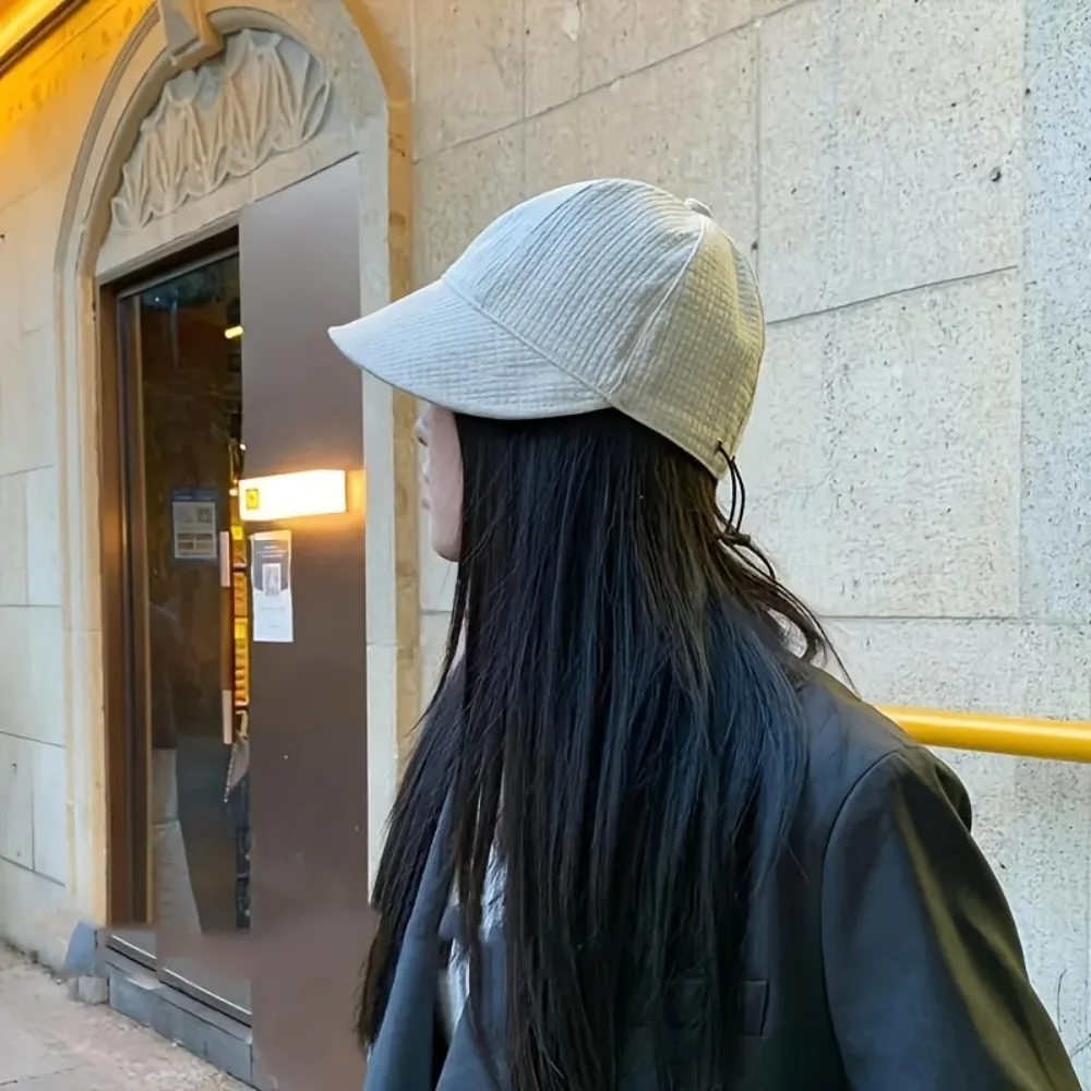 Gorra de béisbol mujer con estampado gofres protección solar verano - imagen 4