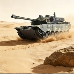 Tanque a control remoto todoterreno eléctrico de batalla RC