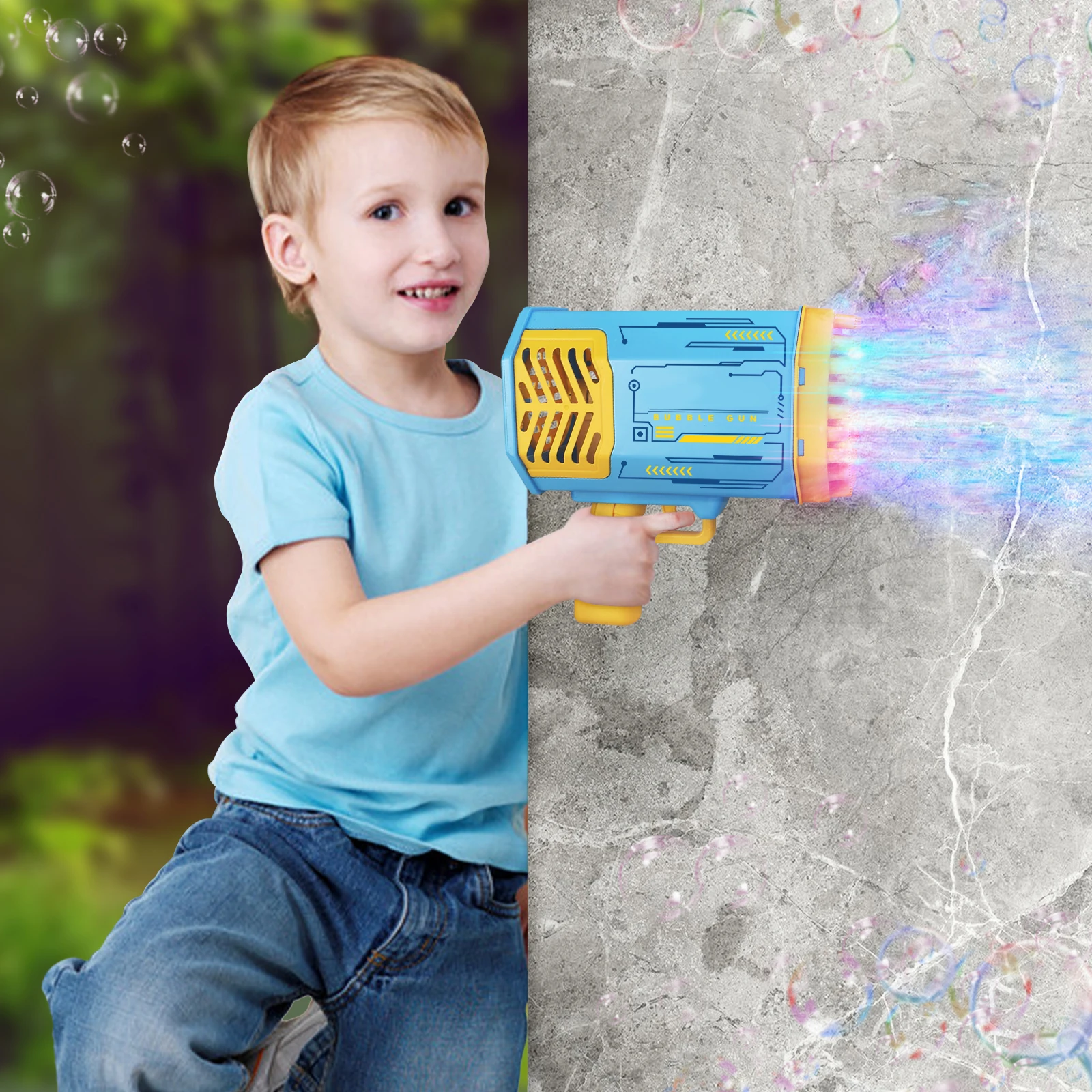 Pistola de burbujas automática con varitas para niños y Navidad - imagen 4