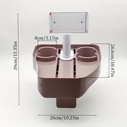 Bandeja suporte 3 en 1 para bañera y piscina
