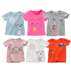Camiseta algodón orgánico bebé niño manga corta suave y fresca