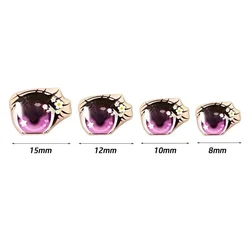 Pegatinas de ojos decorativas para manualidades anime – Set adhesivos de 8 a 15mm