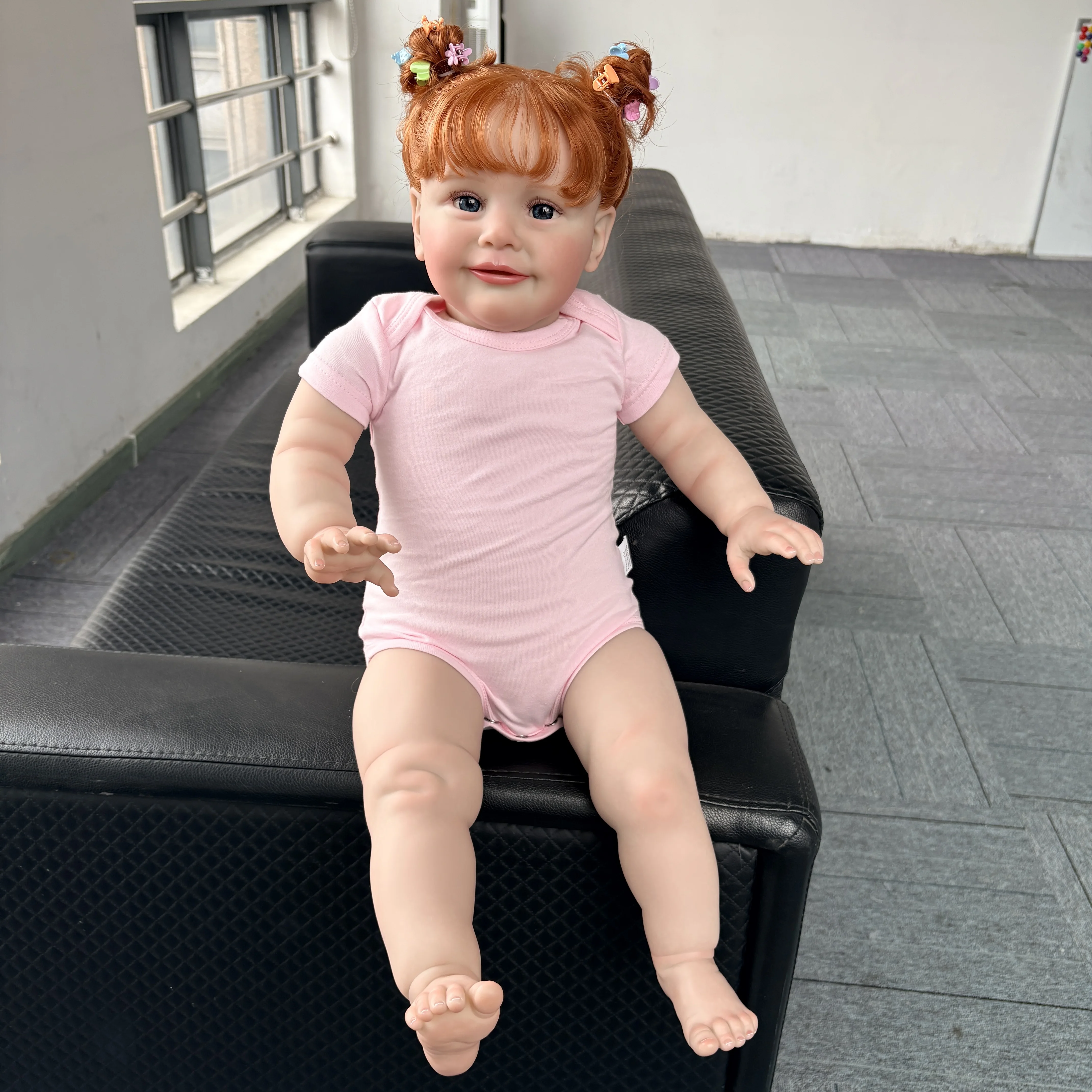 Muñeca reborn Zoe de tacto suave con piel pintada 3D - imagen 3