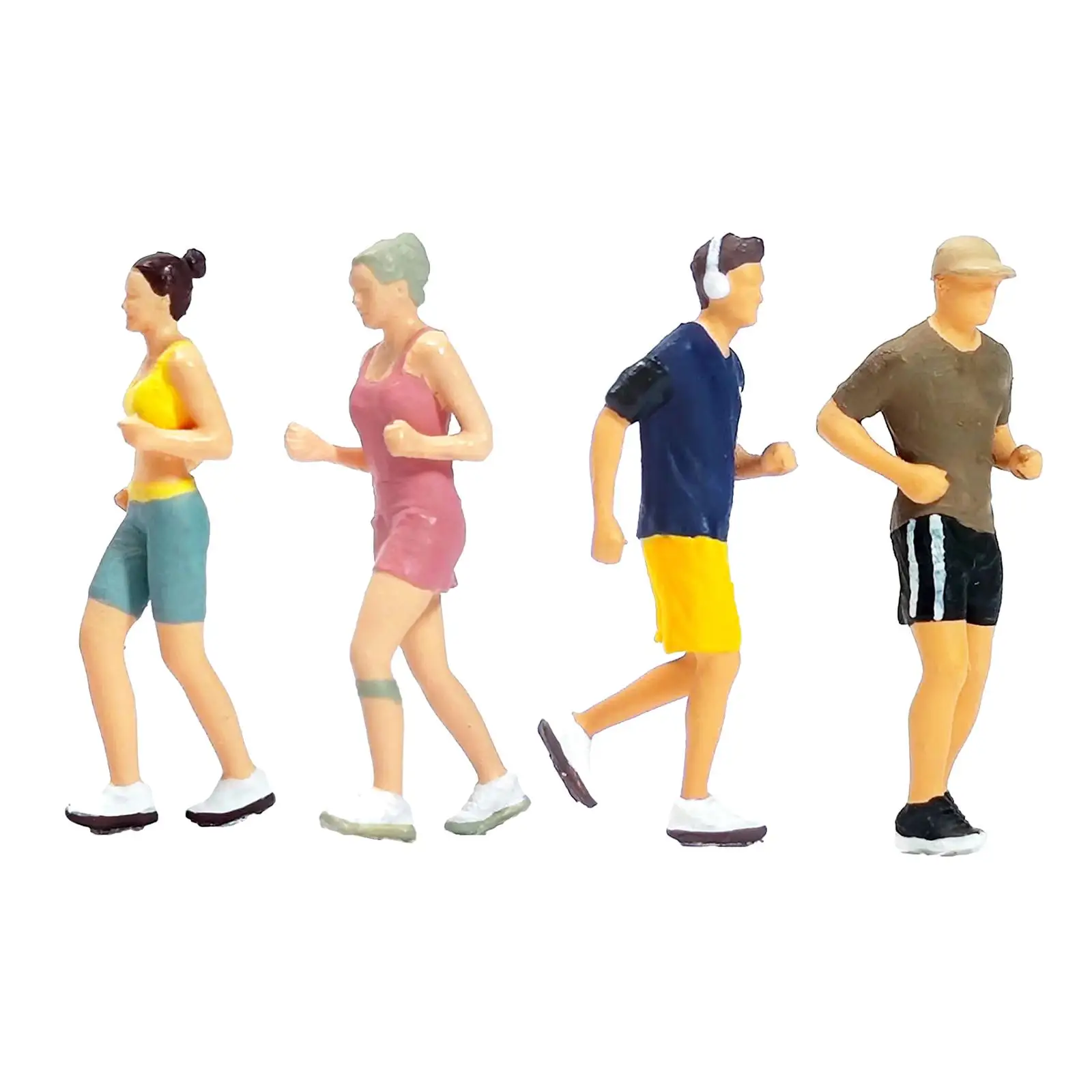 Figuras deportivas de miniatura de resina para maquetas - imagen 3
