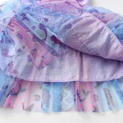 DXTON vestido de niña veraniego con tirantes tul floral