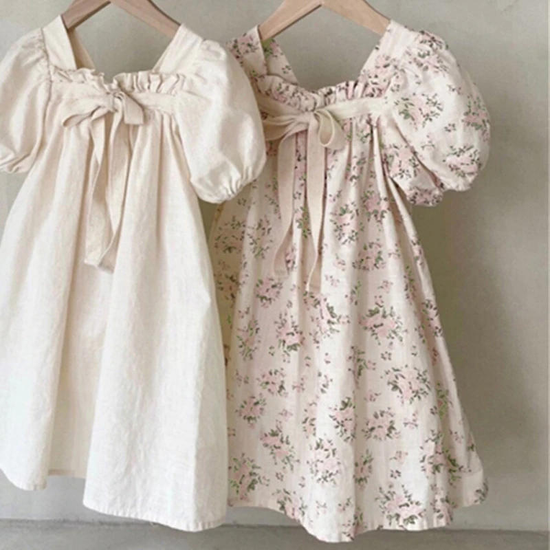 Vestido de niña MILANCEL con forro y manga globo floral para fiesta - imagen 4