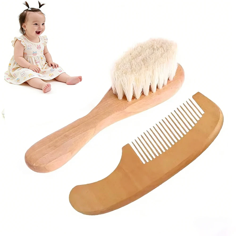 Pure Natur Peine de madera para bebé recién nacido - imagen 5
