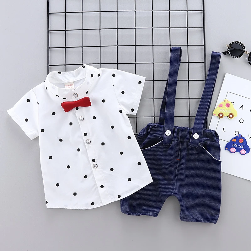 Conjunto verano para bebé: camiseta manga corta y mono – 2 piezas - imagen 5