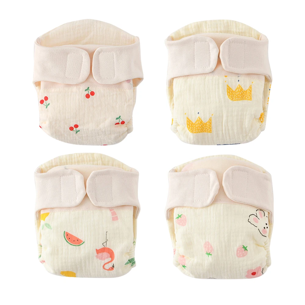 Pantalones de entrenamiento lavables de gasa de algodón para el baño del bebé - imagen 2