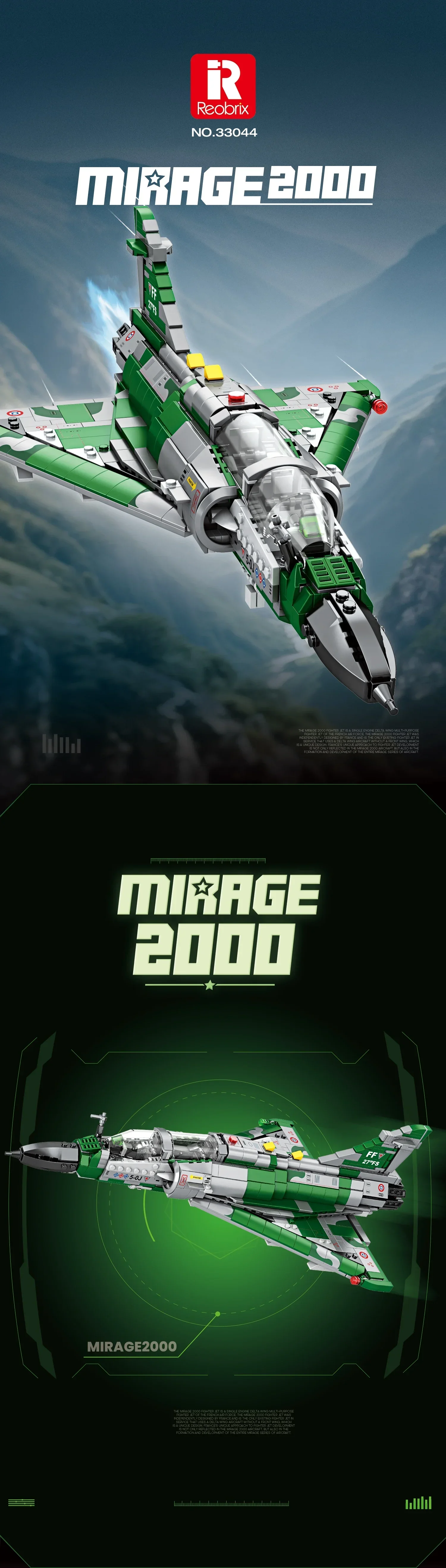 Mirage 2000 - vista frontal