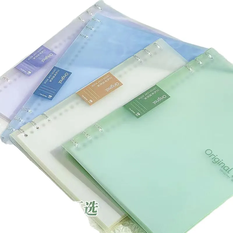 Cuaderno de anillas con carpeta y planificador diario portátil - imagen 2