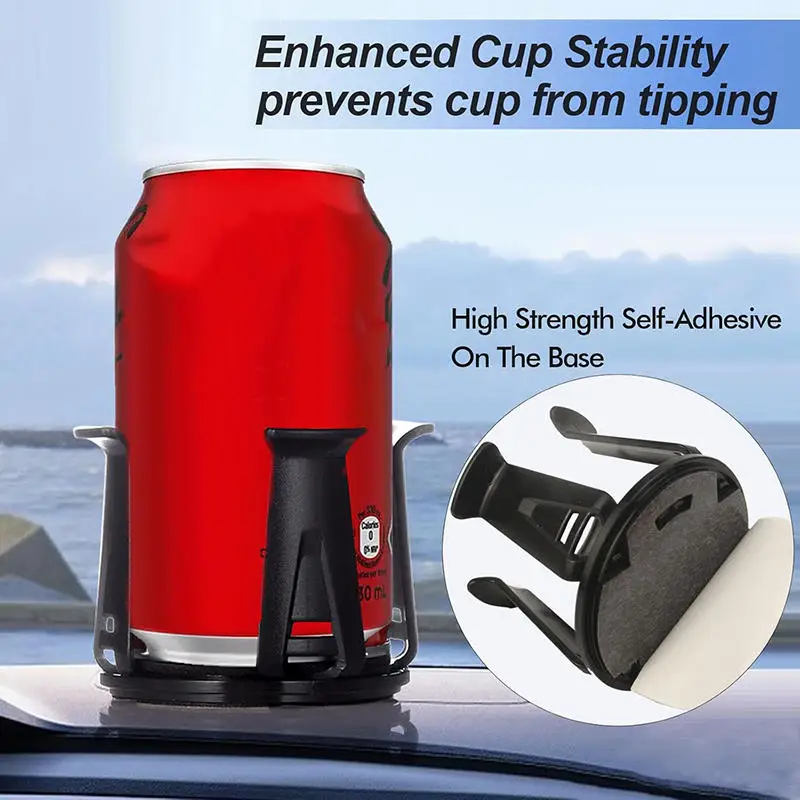 Soporte adhesivo para bebidas de coche, portavasos multifunción