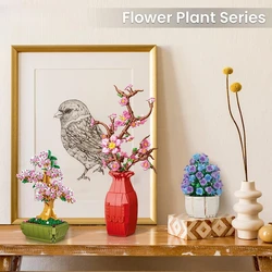 Árbol bonsái con flores de cerezo – Juguete decorativo DIY para niños
