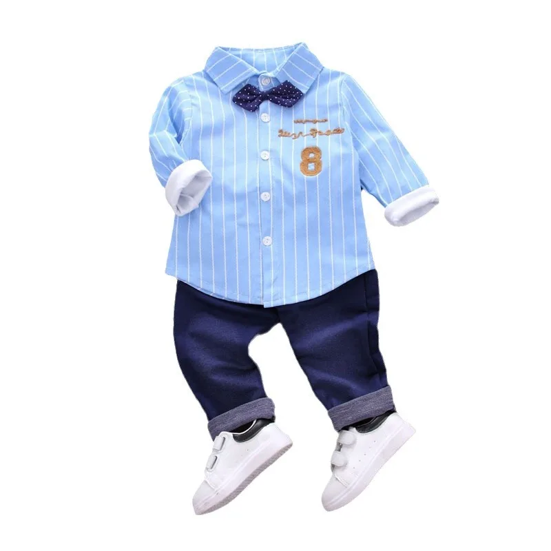 Conjunto de ropa de bebé para primavera y otoño – Camisa y pantalones - imagen 2