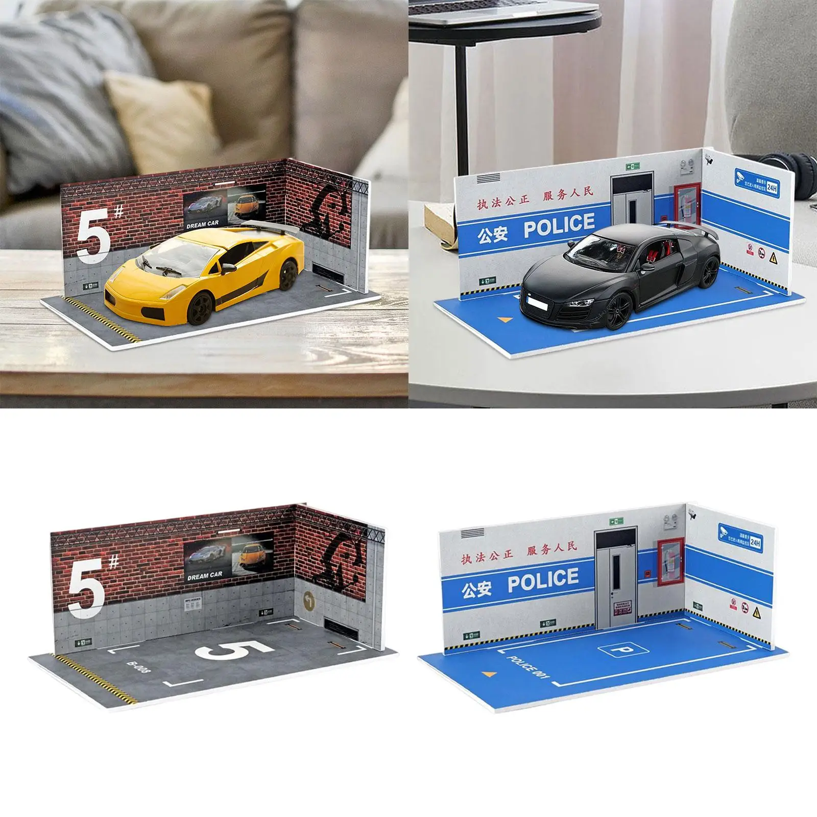 Garaje en miniatura para diorama y decoración infantil - imagen 5
