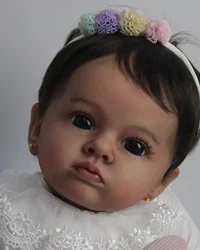 Muñeca reborn Bebe Tutti pintada a mano para niña pequeña realista
