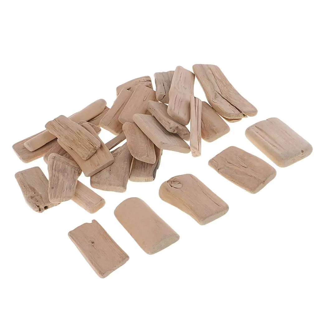 Bloques de madera rústica para manualidades: rodajas decorativas - imagen 4