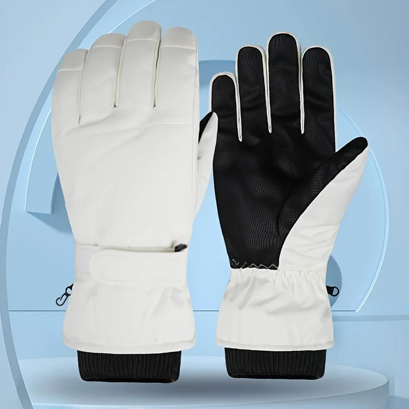Guantes de esquí impermeables con pantalla táctil, cortaviento - imagen 4