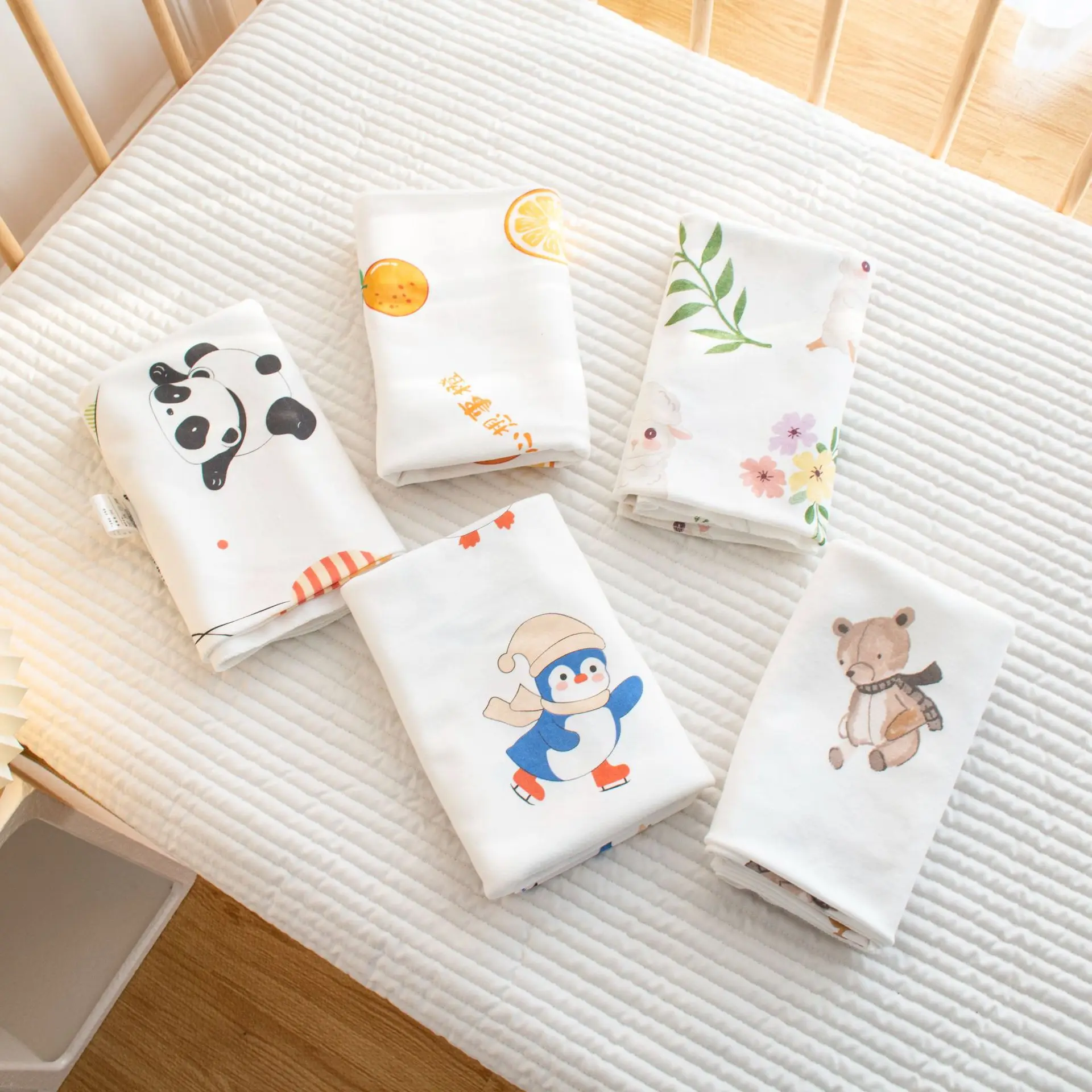 Detalle del estampado infantil