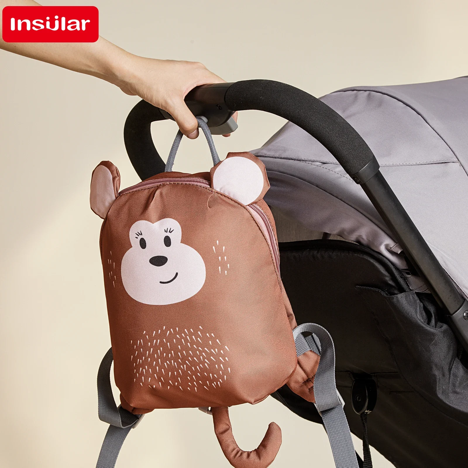 Mochila antipérdida para guardería con motivos de animales - imagen 3