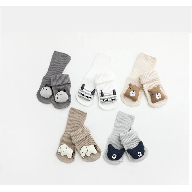 Calcetines tridimensionales para bebé con dibujos