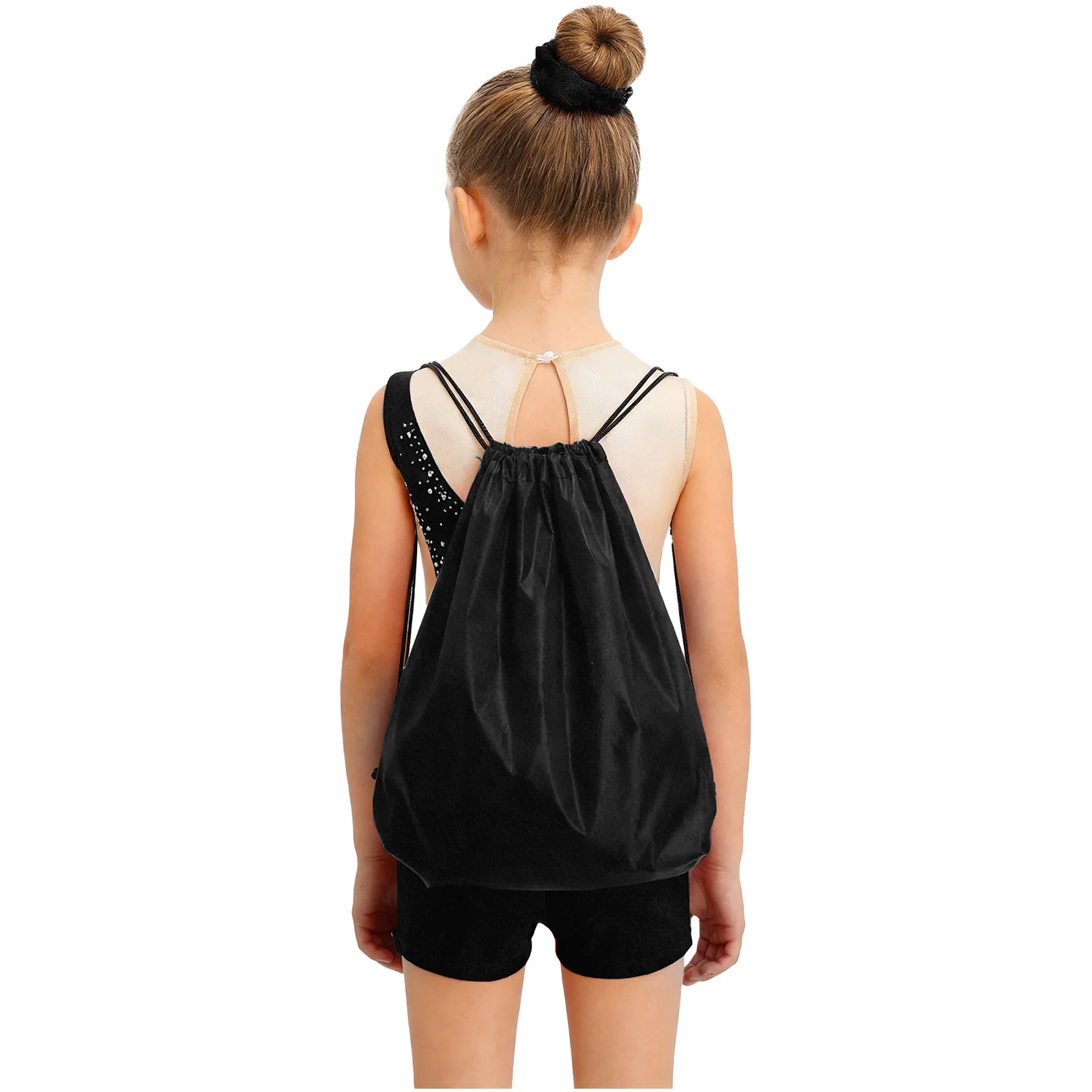 Traje de patinaje artístico para niña – leotardo con pedrería