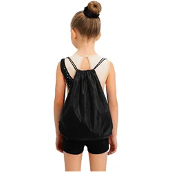 Traje de patinaje artístico para niña – leotardo con pedrería