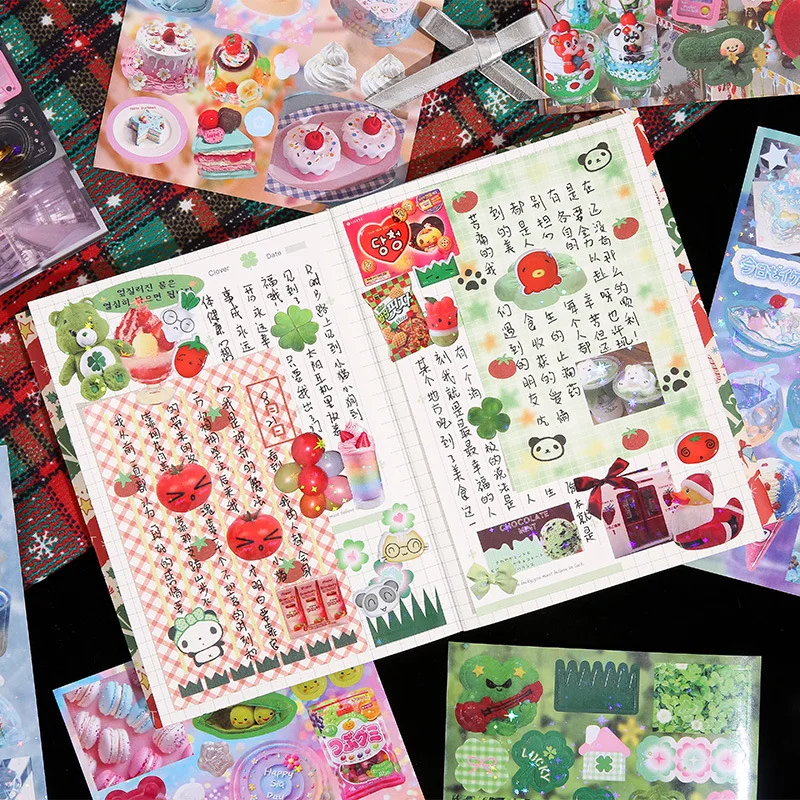 Pegatinas decorativas para portátil - 50 hojas, Kpop Toploader - imagen 5
