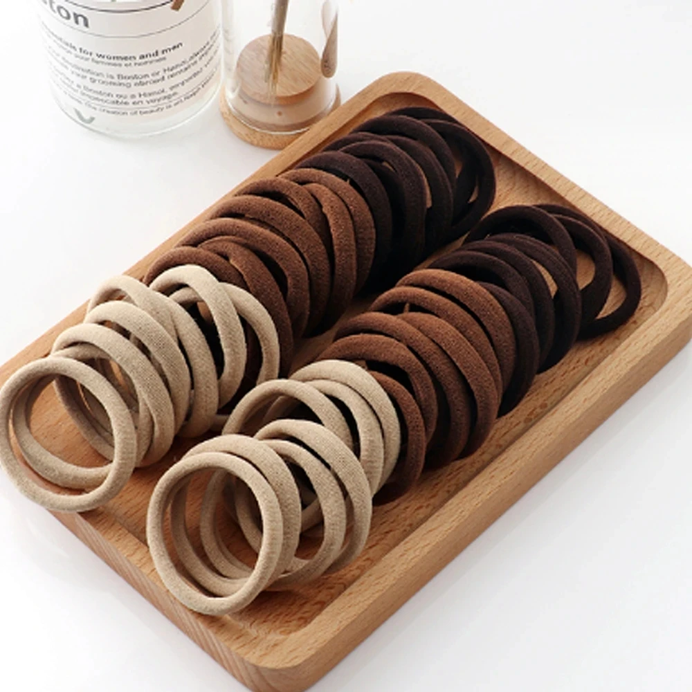 Diadema infantil negra elástica con lazos para el cabello - imagen 3