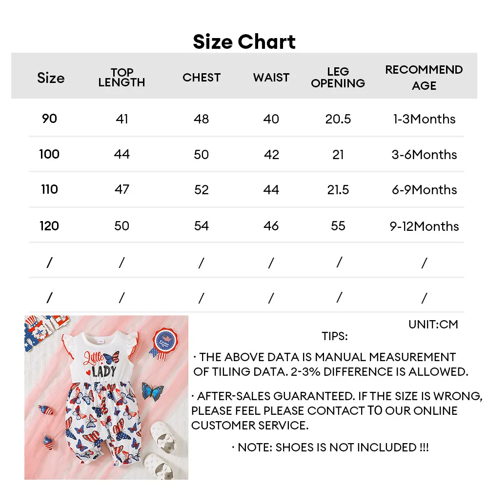 Mono bebé niña estampado mariposa para verano - tejido suave y cómodo - imagen 5