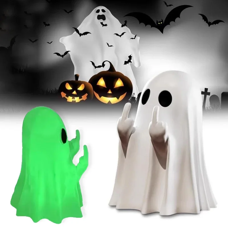 Figura de fantasma luminosa para decoración de Halloween infantil - imagen 3