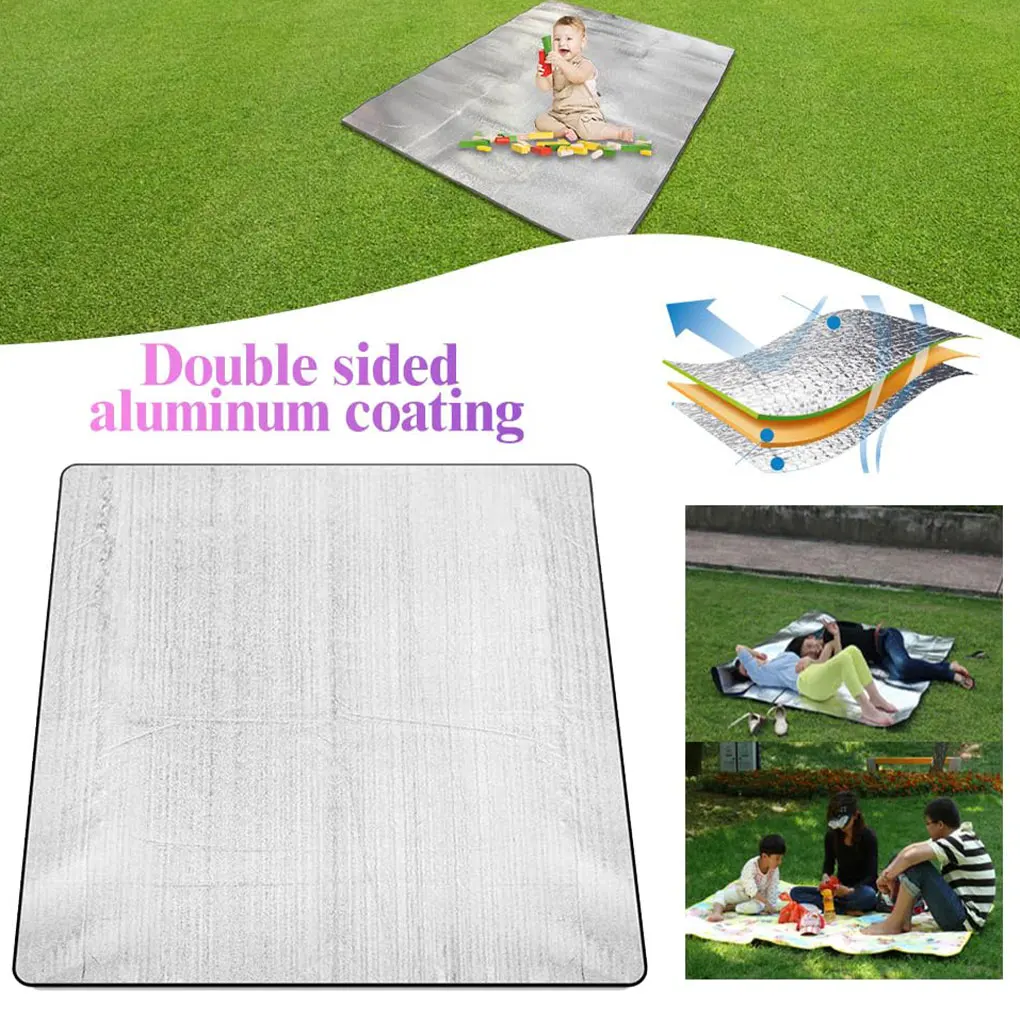 Colchoneta impermeable plegable para acampada con lámina de aluminio - imagen 3
