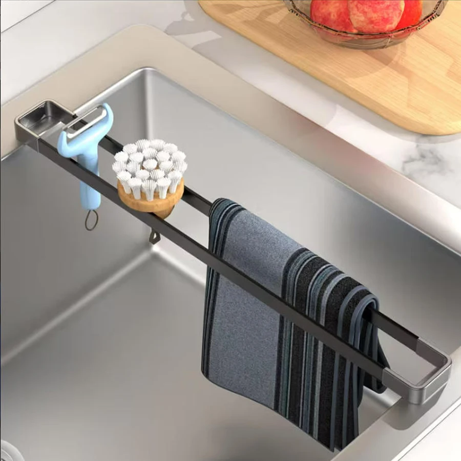 Colgador de paños de cocina sobre el fregadero, anti-óxido - imagen 2