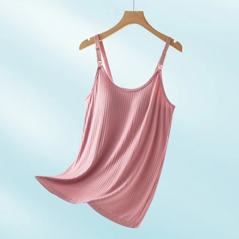 Camisola de lactancia para embarazo y posparto sin sujetador hogar - imagen 5