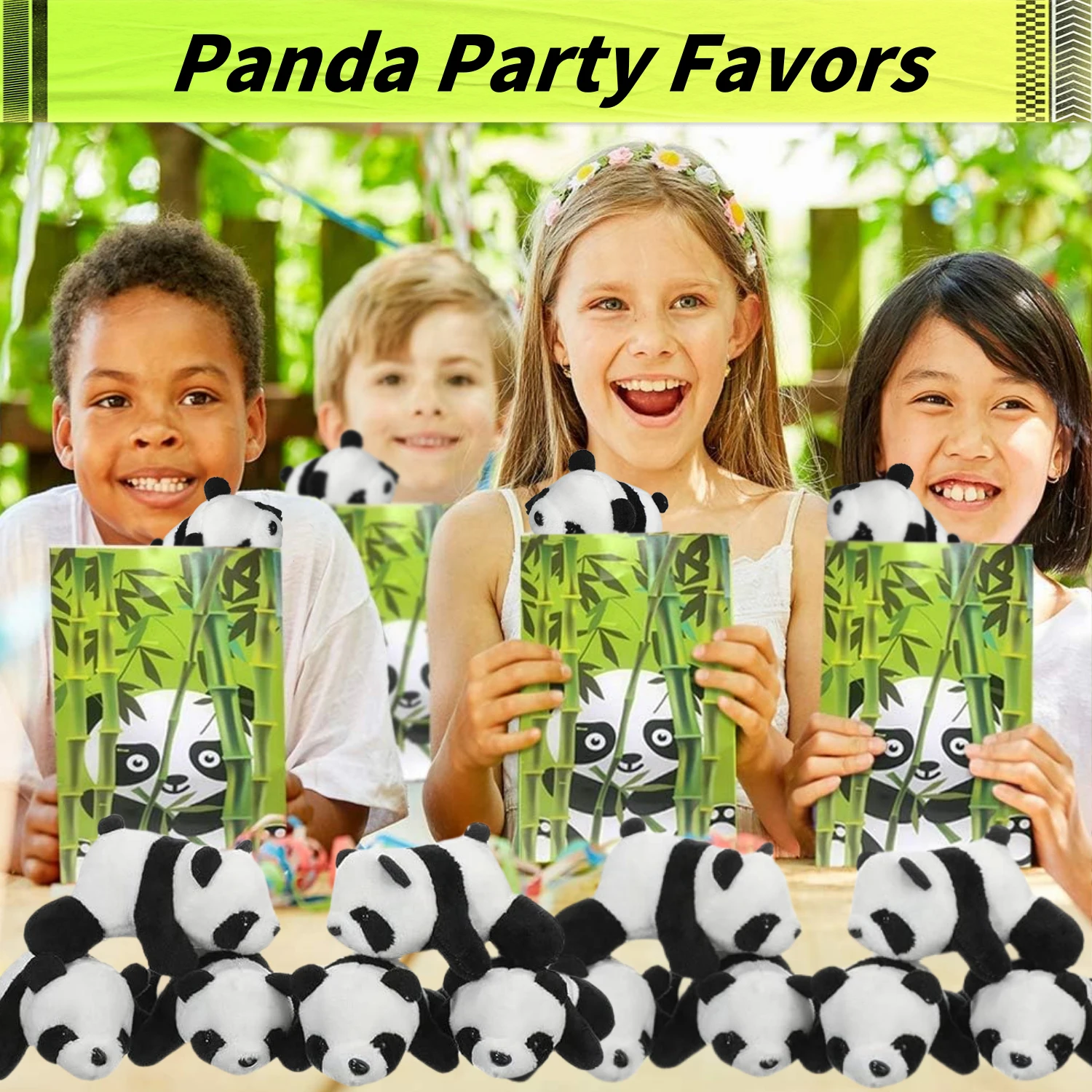Peluche panda mini suave relleno, animal de juguete - imagen 4