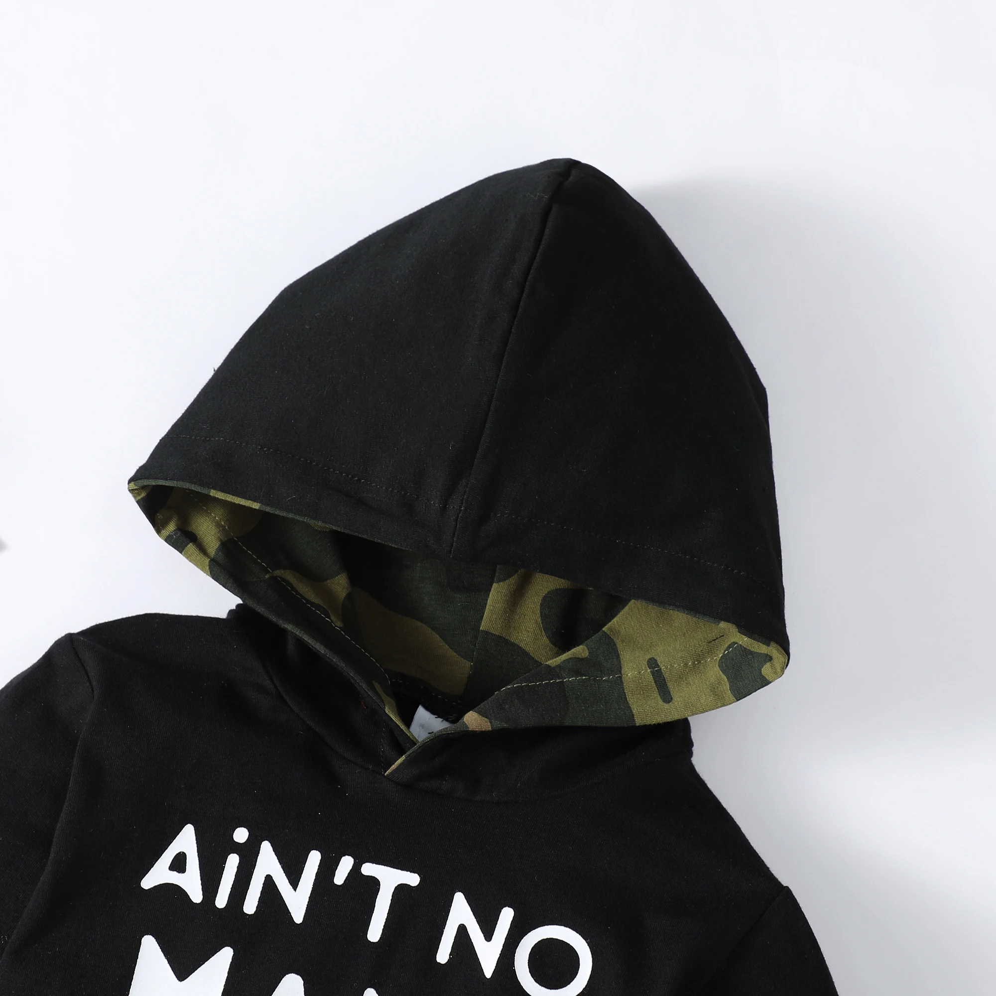 Sudadera capucha y pantalón camuflaje niño pequeño primavera - imagen 3