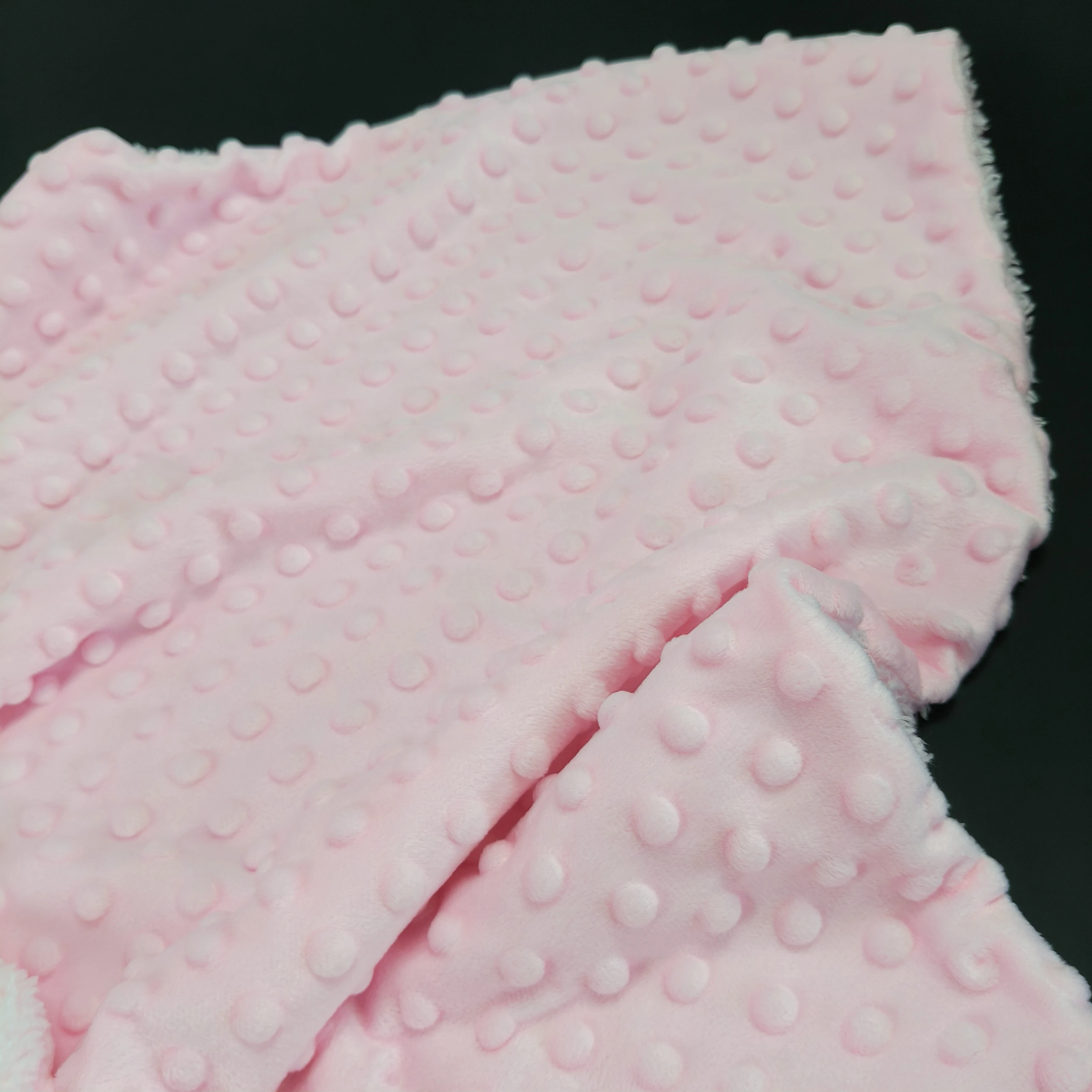 Manta para bebé Minky Sherpa - Recién nacido, suave y cálida en cama - imagen 4