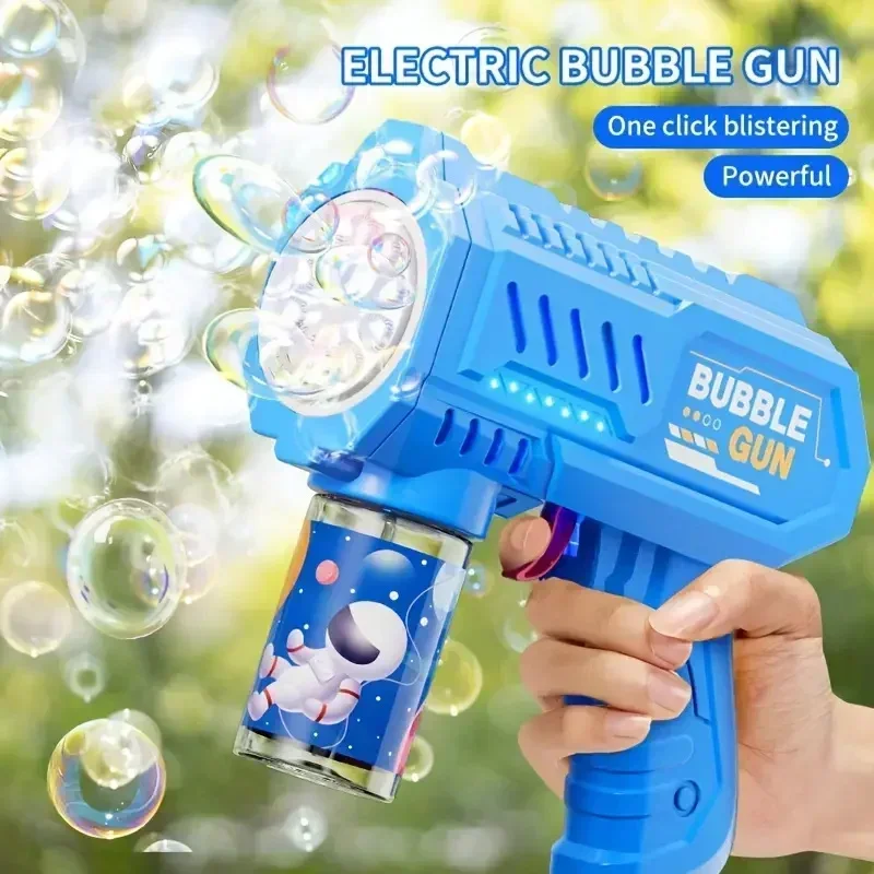 Pistola de burbujas eléctrica automática cohete juego al aire libre - imagen 5