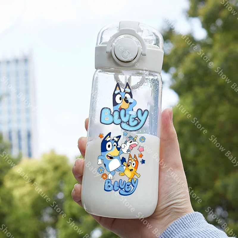 Blueys Sports botella de agua infantil con pajita sin fugas - imagen 5