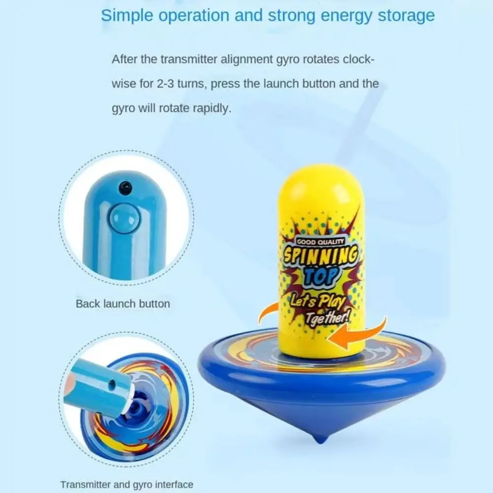 Trompo giratorio plegable apilable manual de lanzamiento infantil - imagen 5