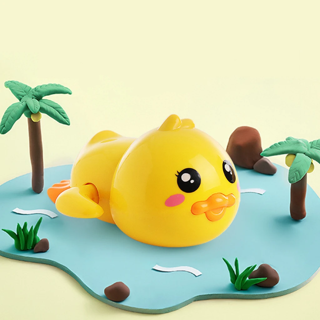 Patito de baño interactivo para bebé – Flotador suave para baño - imagen 5