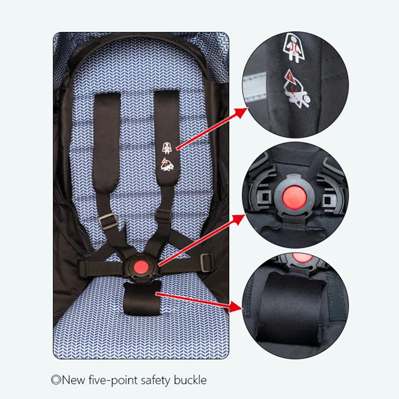 Cojín de base ajustable para cochecito Babyzen YO-YO2 - tela original - imagen 2