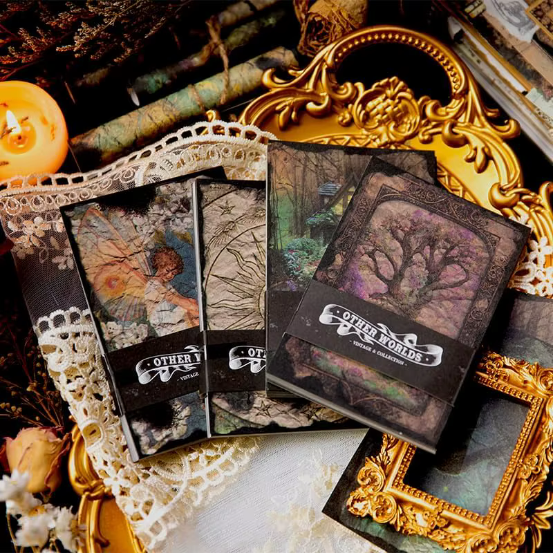Papel decorativo de bosque vibrante para manualidades y scrapbooking - imagen 5