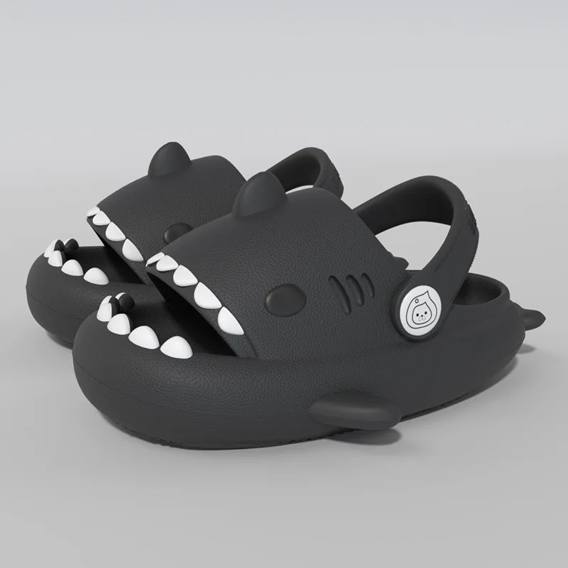Chanclas niños tiburón – Suela EVA blanda antideslizante