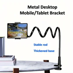 Soporte de cuello para tablet y móvil – Brazo flexible pivotante