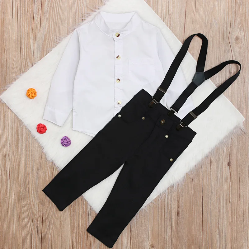 Conjunto niño manga larga primavera – Estilo coreano - imagen 4