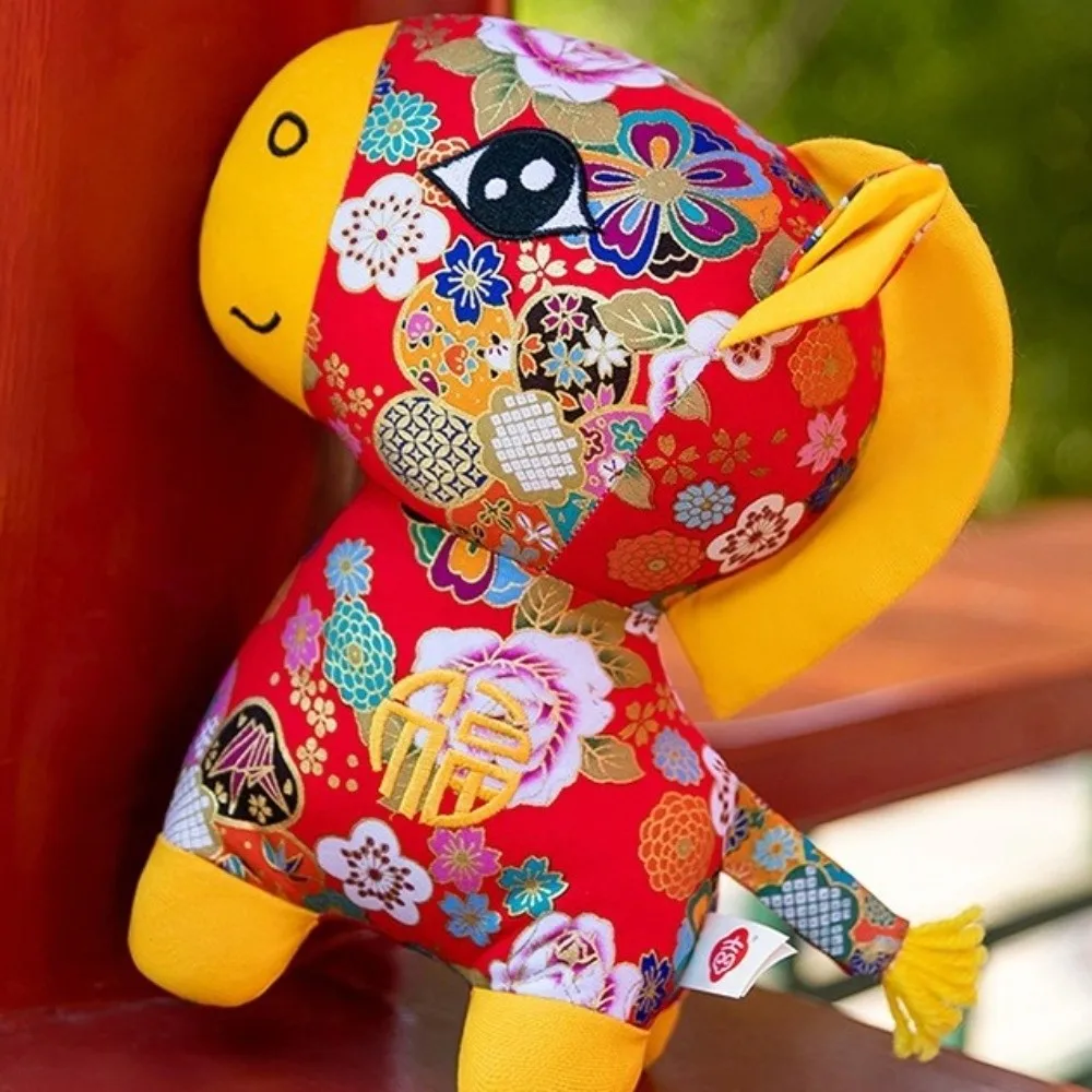 Peluche de caballo suave estilo chino, dibujos animados - imagen 2